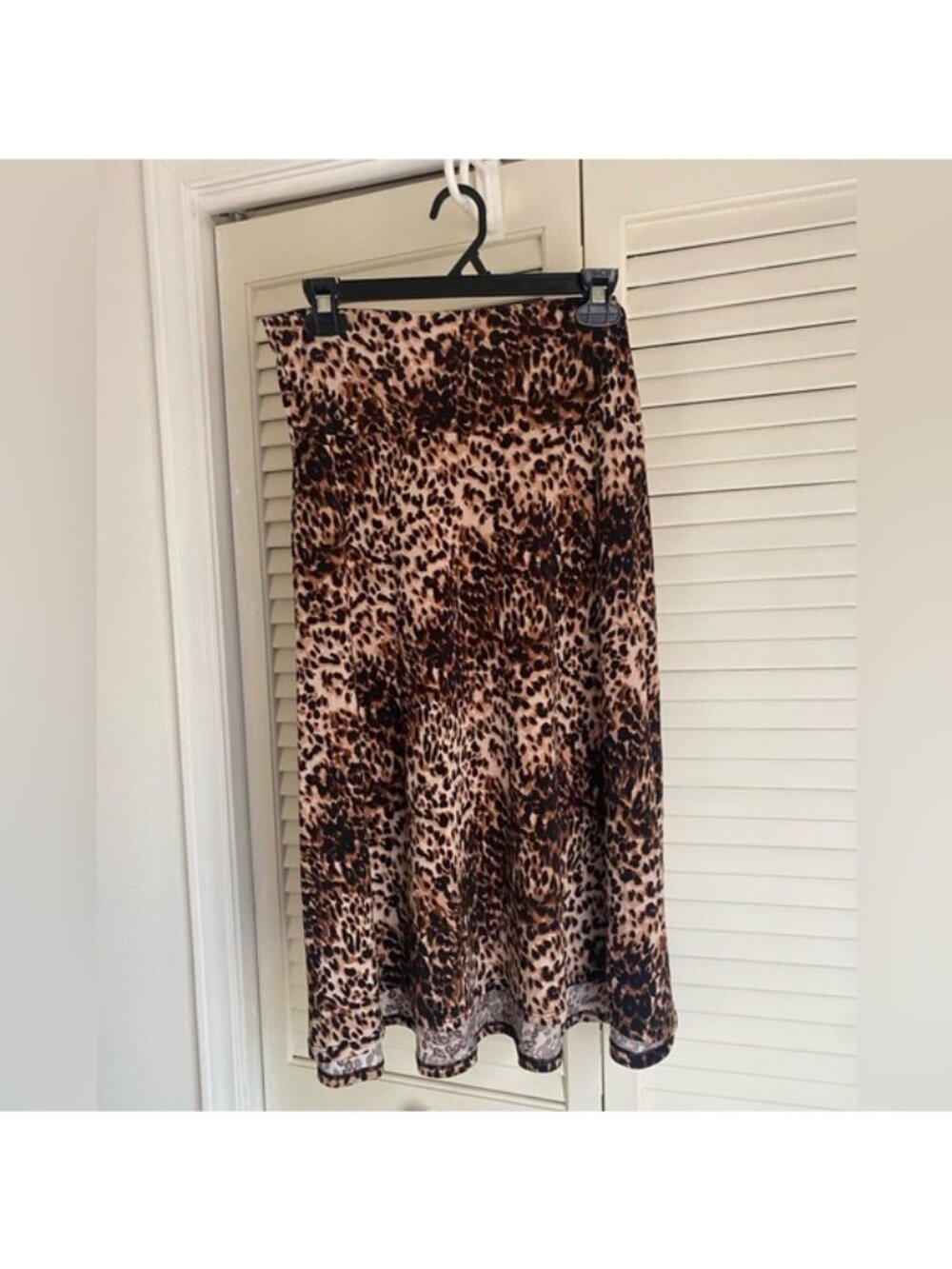 Lularoe Azure Animal Print Swing Skirt Size M